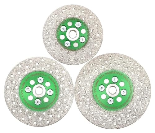 Fliesentrennscheibe Schleifscheibe Durchmesser 100/115/125 mm 5 8 M14 Gewinde Doppelseitiges Porzellan Diamantsägeblatt 4/4,5/5 Zoll(M14 Flange,100mm) von ZMGYF