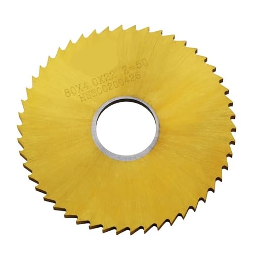 Fräsen H Kreissäge 40mm/50mm/60mm/63mm/75mm/80mm/100mm Dicke 0,2mm-4,0mm Schlitzschneider Sägeblatt(HSS White,D40xd13,2.5mm) von ZMGYF