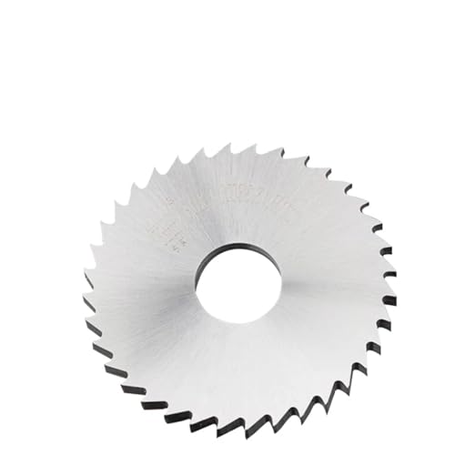 Fräskreissägeblatt 40/50/60/63/75/80/100 mm Kreissäge Schlitzfräser for Maschinenmetallstahl-PVC-Schneidwerkzeug(D100xd27,0.8mm) von ZMGYF