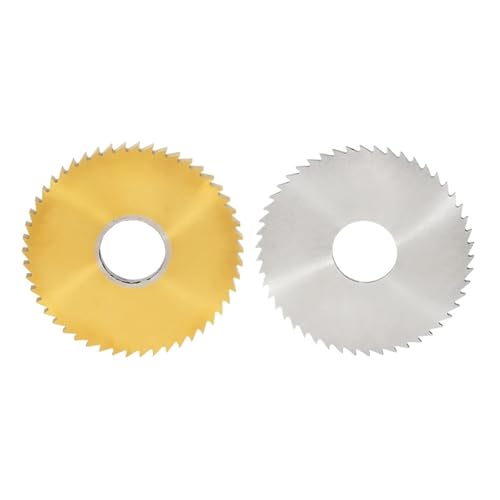 HSS-Kreissäge 0,2 mm – 4,0 mm Schlitzschneider Sägeblatt Fräsen Schlitzbearbeitung Schlitzen Stahl Durchmesser 40 – 100 mm(White,D60xd16,0.3mm) von ZMGYF