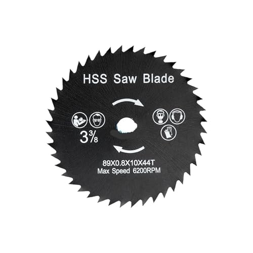 Sägeblatt 89x10mm 44T/60T Kreissägeblatt Beschichtetes Holz Metall Schneidwerkzeug Sägescheibe(89x10mm 44T) von ZMGYF