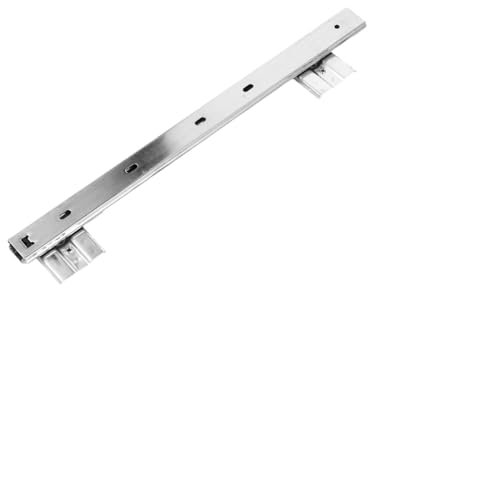Schubladenschiene, Schreibtischablage, Gleitschiene, verstellbar(Black) von ZMGYF