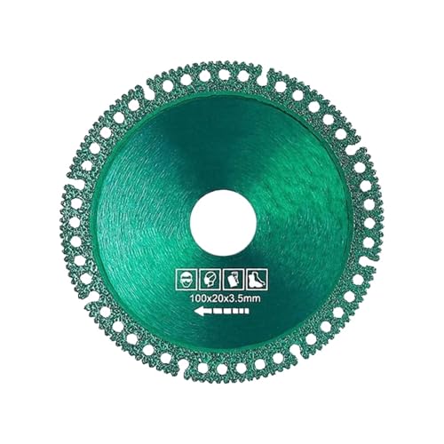 Verbund-Multifunktionssägeblatt, kreisförmige Scheibe, Diamant, for Keramikfliesen, Glas, Holz, Marmor, PVC, ultradünn, Winkelschleifer, 100 mm Verbund-Multifunktionssägeblatt, kreisförmige Scheibe, Diamant, for Keramikfliesen, Glas, Holz, Marmor, PVC, ultradünn, Winkelschleifer, 100 mm von ZMGYF