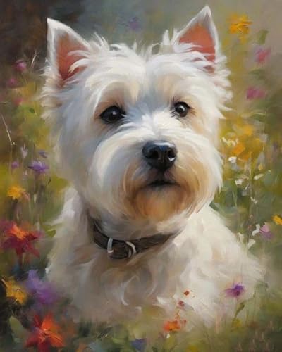 Malen Nach Zahlen Für Erwachsene Westie Hund Tier West Highland Terrier Hund Poster Art Picture Moderne Wohnkultur Zimmer Leinwand Malerei Malen Nach Zahlen Für Erwachsene Westie Hund Tier West Highland Terrier Hund Poster Art Picture Moderne Wohnkultur Zimmer Leinwand Malerei von ZMHZMY