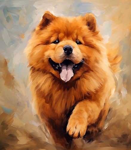 Malen nach Zahlen Erwachsene, Chow-Chow-Hund 40 x 50cm DIY Handgemalt Ölgemälde Kits auf Leinwand Geschenk für Weihnachten Geburtstag, Home Haus Deko Malen nach Zahlen Erwachsene, Chow-Chow-Hund 40 x 50cm DIY Handgemalt Ölgemälde Kits auf Leinwand Geschenk für Weihnachten Geburtstag, Home Haus Deko von ZMHZMY