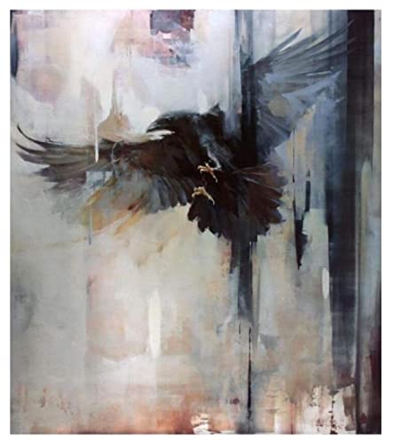Malen nach Zahlen Erwachsene,Schwarze Krähe 40 x 50cm DIY Handgemalt Ölgemälde Kits auf Leinwand Geschenk für Weihnachten Geburtstag, Home Haus Deko Malen nach Zahlen Erwachsene,Schwarze Krähe 40 x 50cm DIY Handgemalt Ölgemälde Kits auf Leinwand Geschenk für Weihnachten Geburtstag, Home Haus Deko von ZMHZMY