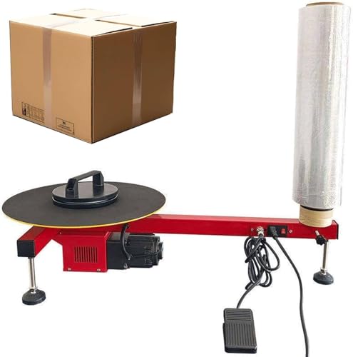 ZMJGLL Industrielle Stretchfolien-Abroller-Verpackungsmaschine, manuelle Palettenwickler-Verpackungswerkzeug-Set für Verschiedene Folien (80cm) von ZMJGLL