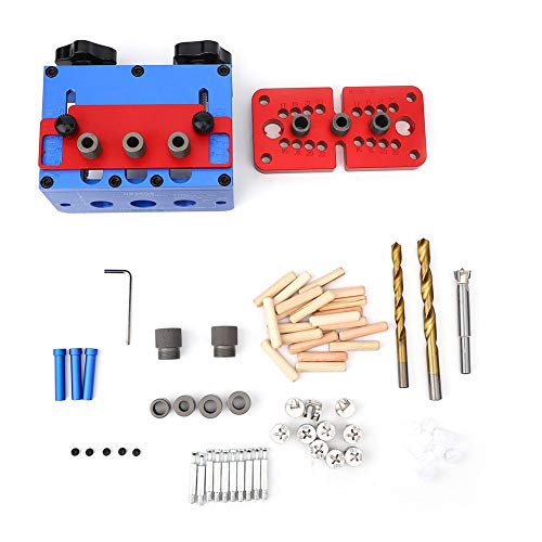 ZMJGLL Locher-Set, Bohrsuchvorrichtung, Bohranleitung aus Aluminiumlegierung für die Holzbearbeitung, Präzisionspositionierungswerkzeug für die Montage von Schränken und Möbeln ZMJGLL Locher-Set, Bohrsuchvorrichtung, Bohranleitung aus Aluminiumlegierung für die Holzbearbeitung, Präzisionspositionierungswerkzeug für die Montage von Schränken und Möbeln von ZMJGLL