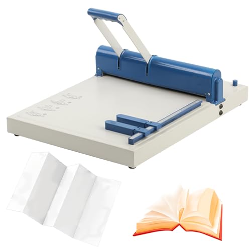 ZMJGLL Papierfalz- und Rillmaschine, manuelle Papierkarten-Rillmaschine, 2 Positionierlineale, Falzbreite 340 mm, Falzstärke 450 g, Papierperforation ZMJGLL Papierfalz- und Rillmaschine, manuelle Papierkarten-Rillmaschine, 2 Positionierlineale, Falzbreite 340 mm, Falzstärke 450 g, Papierperforation von ZMJGLL