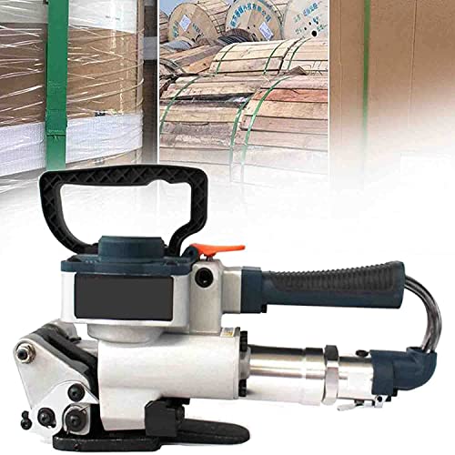 ZMJGLL Pneumatisches Umreifungsgerät, Handumreifungsmaschine, 3500N maximale Spannung, Heizumreifungsmaschine, für industrielle Verpackungen von ZMJGLL