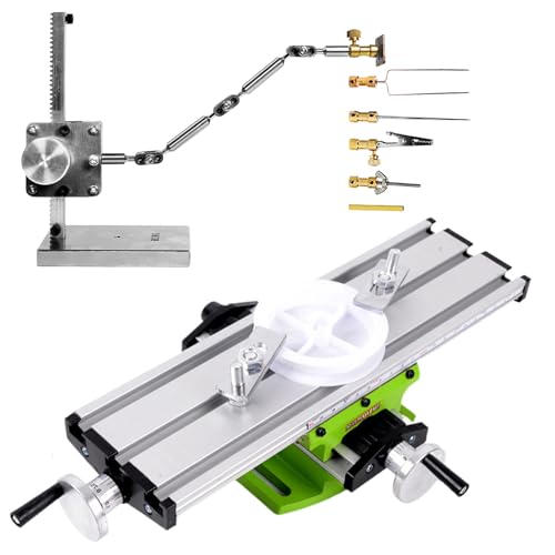 ZMJGLL Stop-Motion-Animations-Rig & XY-Achse Kreuzschlittenkit, Animationsbewegungs-Rigarm mit 6 Anschlüssen zur Verbesserung der Charakterbewegung, Tragfähigkeit 200-300g (H:16cm) von ZMJGLL