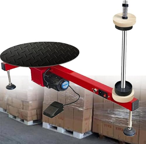 ZMJGLL Stretchfolien-Abroller, für Verschiedene Folienbreiten von 20–70 cm, Edelstahl-Stretchfolien-Verpackungsmaschine, Hochleistungs-Folienwickler für Paketkartons (60cm) von ZMJGLL