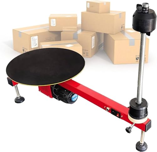 ZMJGLL Stretchfolienspender Verpackungsmaschine,Elektrische Stretchfolienverpackungsmaschine,Vollautomatische Palettenwickelmaschine,Industrielle Stretchfolienspender (80cm) von ZMJGLL
