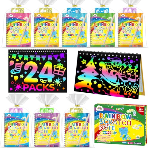 ZMLM 24 Bücher Kratzbilder Für Kinder, Magic Scratch Book, 26 Holzstifte, 24 Malschablonen, Regenbogen Kratzpapier Set zum Zeichnen und Basteln für Geburtstage Party DIY Dekoration Junge und Mädchen ZMLM 24 Bücher Kratzbilder Für Kinder, Magic Scratch Book, 26 Holzstifte, 24 Malschablonen, Regenbogen Kratzpapier Set zum Zeichnen und Basteln für Geburtstage Party DIY Dekoration Junge und Mädchen von ZMLM