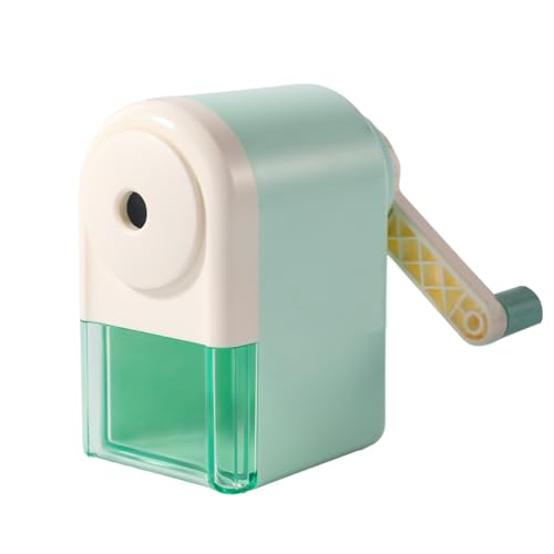 ZMREN Manuelle Anspitzer Bleistiftanspitzer, Manuelle Spitzmaschine, Kinder Bleistiftspitzer Handkurbelspitzer (6.9-8 mm) - Green von ZMREN
