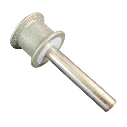 Langlebige, konkave Diamant-Schleifscheibe zum Polieren von Glas und Stein, mit 6 mm Schaft, gerade Kanten, Fasen-Werkzeug von ZMYING