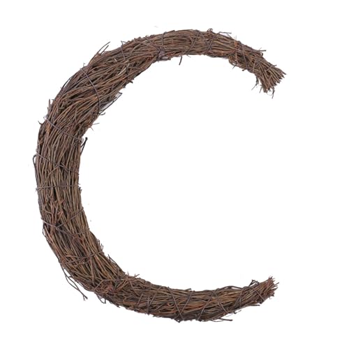 Natürlicher Rattan-Kranzrahmen für Projekte, einzigartige Stile für Haustür oder Wanddekoration Natürlicher Rattan-Kranzrahmen für Projekte, einzigartige Stile für Haustür oder Wanddekoration von ZMYING