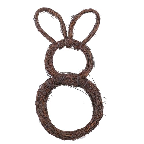 Natürlicher Rattan-Kranzrahmen für Projekte, einzigartige Stile für Haustür oder Wanddekoration Natürlicher Rattan-Kranzrahmen für Projekte, einzigartige Stile für Haustür oder Wanddekoration von ZMYING