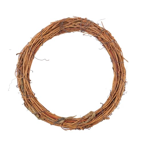 Natürlicher Rattan-Kranzrahmen für Projekte, einzigartige Stile für Haustür oder Wanddekoration von ZMYING