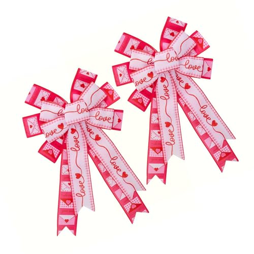 Schöne Schleifen zum Valentinstag, geeignet für Paare und Bastler, robust und elegant von ZMYING