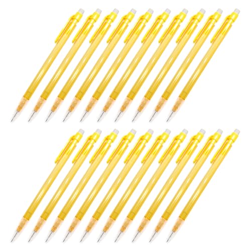 ZMYING Druckbleistifte mit Radiergummi, 0,7 mm, für Studenten, Künstler, Skizzieren, Zeichnen, 20 Stück von ZMYING