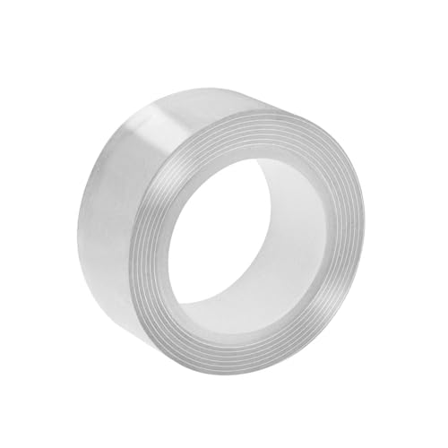 ZMYING Strapazierfähiges, transparentes Klebeband, wiederverwendbar, doppelseitiges Klebeband, starkes Klebeband für Teppich- und Wandbehang von ZMYING