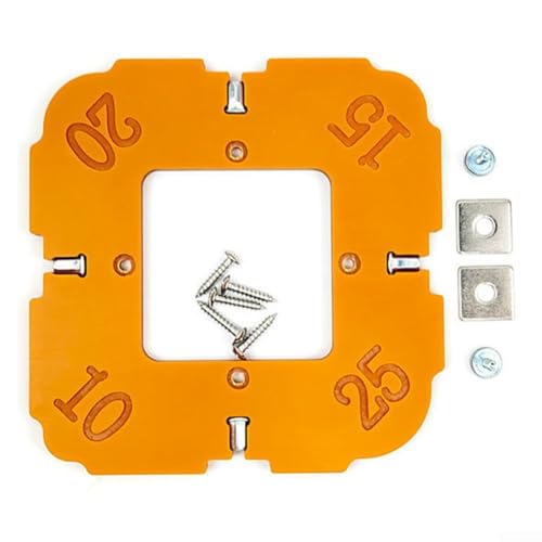 QuickJig Router Schablone für Holzverkleidungen, Erstellen Sie glatte, genaue Radien mit Leichtigkeit (R10-25) von ZMdooreasy