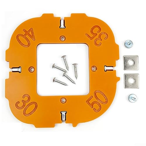 QuickJig Router Schablone für Holzverkleidungen, Erstellen Sie glatte, genaue Radien mit Leichtigkeit (R30-50) von ZMdooreasy