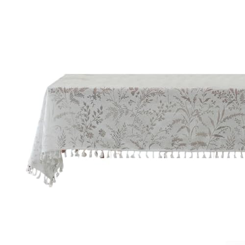 ZMdooreasy Wunderschön gearbeitete Tischdecke mit Vintage-Blumenmuster zur Verbesserung der Ästhetik des Essens ZMdooreasy Wunderschön gearbeitete Tischdecke mit Vintage-Blumenmuster zur Verbesserung der Ästhetik des Essens von ZMdooreasy