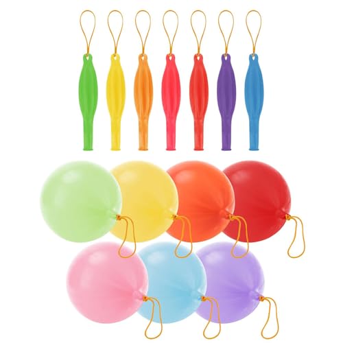 7 Stück Stanzballons, Punch-Ballons für Partytüten, Ballon, Party-Ballons für Party, Spaß, Spiele, Hochzeitsdekoration, starke Ballons, Partygeschenke (zufällige Farbe) von ZNDFTW