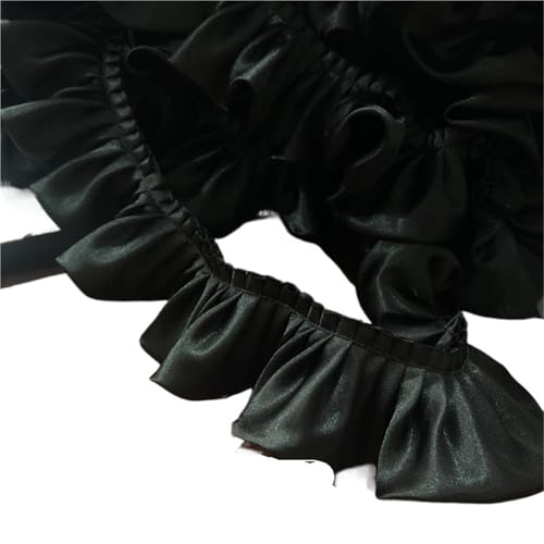 RüSchenbesatz Plissee Band Stoff Rüschen Spitze Rand Trim Saum for DIY Handwerk Kleid Blume Bouquet Zubehör FüR NäHen Kleid Diy Hochzeitskleid(Color 5) von ZNJAMN