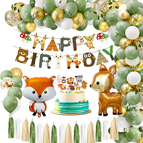 Dschungel Geburtstag Dekoration Safari Geburtstagsdeko Waldtiere luftballons Tiere Kindergeburtstag Deko Happy Birthday Banner Kuchen Karte Set für Jungen Oder Mädchen Dschungel Geburtstag Dekoration Safari Geburtstagsdeko Waldtiere luftballons Tiere Kindergeburtstag Deko Happy Birthday Banner Kuchen Karte Set für Jungen Oder Mädchen von ZNMODEN
