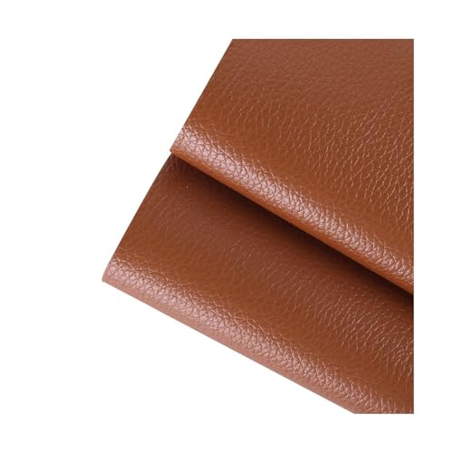 ZNQNDSR Kunstleder Reparaturset 39x54 Lederband Mit Litschi-Textur, Selbstklebender Leder-Reparaturflicken Für Couch, Sofa, Boot, Sitz, Stuhl, Handtasche(Coffee) von ZNQNDSR