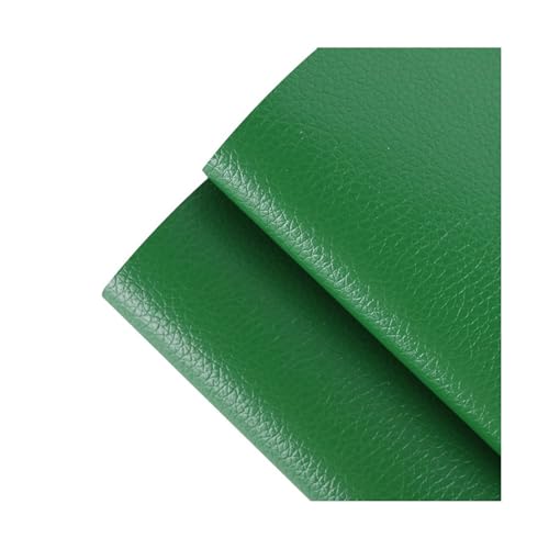 ZNQNDSR Kunstleder Reparaturset 39x54 Lederband Mit Litschi-Textur, Selbstklebender Leder-Reparaturflicken Für Couch, Sofa, Boot, Sitz, Stuhl, Handtasche(Dark green) von ZNQNDSR