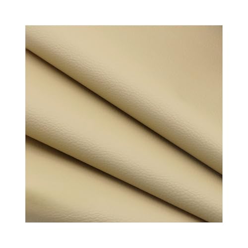 ZNQNDSR Kunstleder Reparaturset Zuschneidbares 19,7 X 27 Zoll Lederband Mit Litschi-Textur, Selbstklebender Leder-Reparaturflicken Für Sofas, Autositze Und Stühle(Beige) von ZNQNDSR
