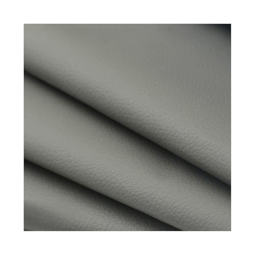 ZNQNDSR Kunstleder Reparaturset Zuschneidbares 19,7 X 27 Zoll Lederband Mit Litschi-Textur, Selbstklebender Leder-Reparaturflicken Für Sofas, Autositze Und Stühle(Gray) von ZNQNDSR
