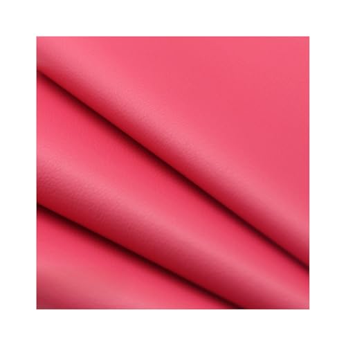 ZNQNDSR Kunstleder Reparaturset Zuschneidbares 19,7 X 27 Zoll Lederband Mit Litschi-Textur, Selbstklebender Leder-Reparaturflicken Für Sofas, Autositze Und Stühle(Rose red) von ZNQNDSR
