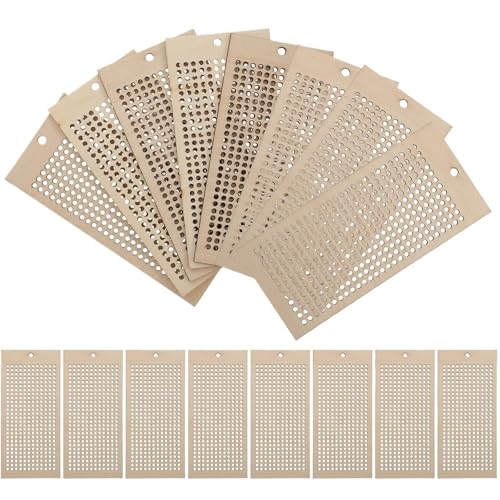 48 Pcs Mit Loch Holz Lesezeichen Student Stich Marker Stickerei Handwerk Für DIY Handwerk, Geschenke von ZNTIHZ