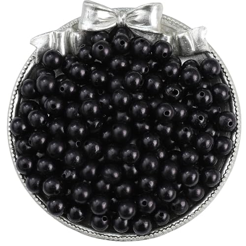 50 Stück Vintage Naturholz Runde Perlen Verstreute Abstandshalter Holzperlen for Schmuckherstellung Armbänder Basteln DIY Zubehör Für Makramee Basteln(Color 6) von ZNTIHZ