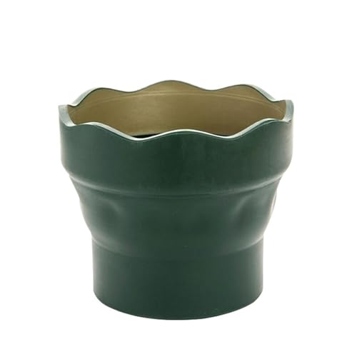 ZNTIHZ 2 Stück Bürstenreinigungseimer, Teleskop-Wasserbecher, Pinselwascher, zusammenklappbarer Wascheimer Für Ölmalerei, Aquarell(Green) von ZNTIHZ