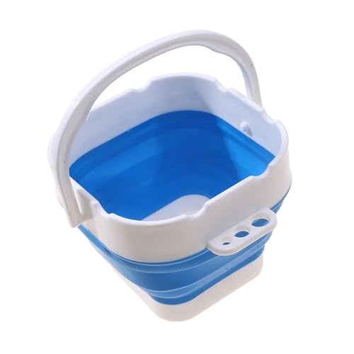 ZNTIHZ 2 Stück Faltbarer Farbeimer for Pinsel, Reiniger, Aquarell-Zeichenwerkzeuge, Kunstversorgung, multifunktionaler Stift-Waschbehälter Für Ölmalerei, Aquarell(Blue) von ZNTIHZ