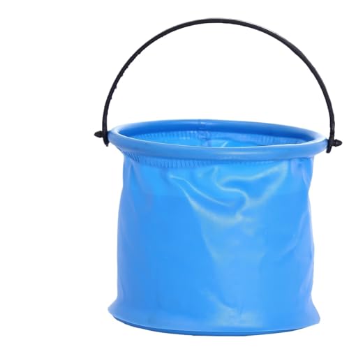 ZNTIHZ 2 Stück Pinselwascher, tragbar, faltbar, Teleskopstift, Wascheimer, Malerei, Strandeimer, Schule Für Ölmalerei, Aquarell(Blue) von ZNTIHZ