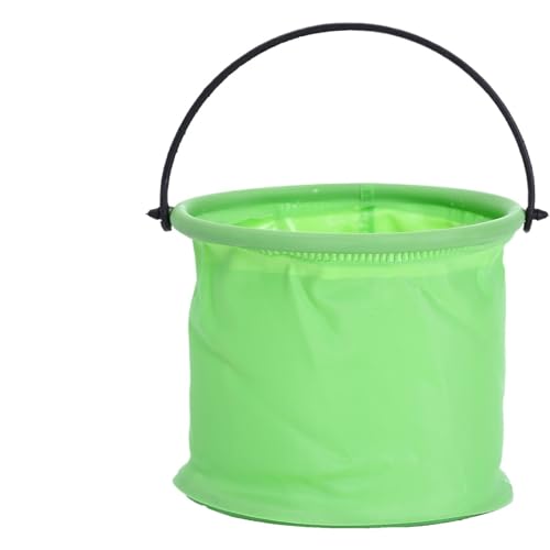 ZNTIHZ 2 Stück Pinselwascher, tragbar, faltbar, Teleskopstift, Wascheimer, Malerei, Strandeimer, Schule Für Ölmalerei, Aquarell(Green) von ZNTIHZ
