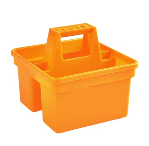 ZNTIHZ Pinsel Waschen Eimer Multifunktions Stift Barrel Pinsel Waschmaschine Mit Pinsel Halter Künstlerbedarf Pinsel Waschen Werkzeug Für Ölmalerei, Aquarell(Orange) von ZNTIHZ