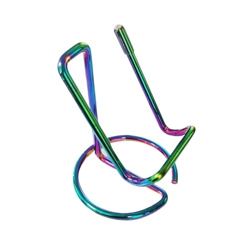 ZNTIHZ Visitenkartenhalter 2 Pcs Visitenkarte Display Halter Metall Desktop Visitenkarte Halter Name Karte Display Stand for Büro Desktop Für Büro(Multicolor) von ZNTIHZ