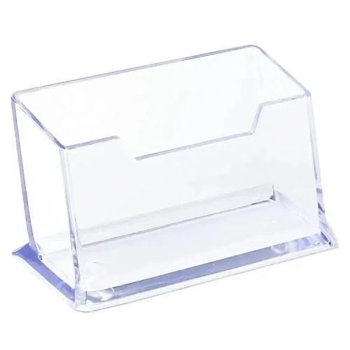 ZNTIHZ Visitenkartenhalter 6 Pcs Transparent Visitenkarte Halter Karte Display Stand Schreibtisch Lagerung Regal Kunststoff Desktop Ort Karte Halter Für Büro von ZNTIHZ