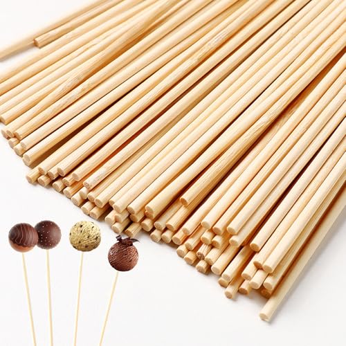ZOCONE 100 Stück Zuckerwatte Stäbe 300mm x 6mm Holzstäbe Bambusstäbe, Holzstäbchen zum Basteln Holzstab Rund, Holzarbeiten für DIY Arts Craft Basteln Dekoration holzstäbchen für raumduft (6MM) ZOCONE 100 Stück Zuckerwatte Stäbe 300mm x 6mm Holzstäbe Bambusstäbe, Holzstäbchen zum Basteln Holzstab Rund, Holzarbeiten für DIY Arts Craft Basteln Dekoration holzstäbchen für raumduft (6MM) von ZOCONE