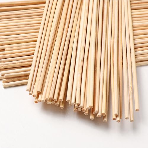 ZOCONE 300 Stück Zuckerwatte Stäbe 300mm x 3mm Holzstäbe Bambusstäbe, Holzstäbchen zum Basteln Holzstab Rund, Holzarbeiten für DIY Arts Craft Basteln Dekoration holzstäbchen für raumduft (3MM) ZOCONE 300 Stück Zuckerwatte Stäbe 300mm x 3mm Holzstäbe Bambusstäbe, Holzstäbchen zum Basteln Holzstab Rund, Holzarbeiten für DIY Arts Craft Basteln Dekoration holzstäbchen für raumduft (3MM) von ZOCONE