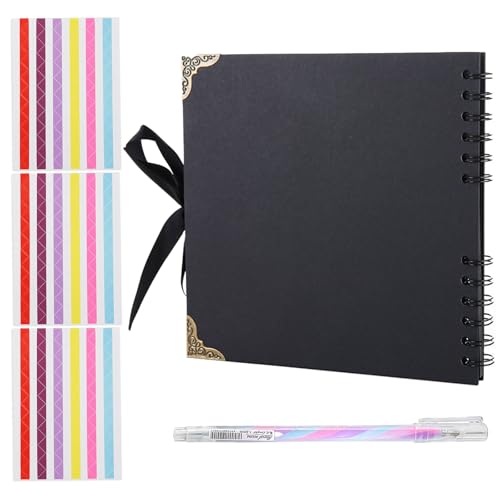 ZOCONE Fotoalbum zum Selbstgestalten 20,5 x 20,5 cm, DIY Fotobuch zum Selbstgestalten 60 Seiten Hardcover Kraftpapier Spiralalbum, Fotoalbum Ringbuch für Familie, Jahrestag, Valentinstag, Hochzeit (B) ZOCONE Fotoalbum zum Selbstgestalten 20,5 x 20,5 cm, DIY Fotobuch zum Selbstgestalten 60 Seiten Hardcover Kraftpapier Spiralalbum, Fotoalbum Ringbuch für Familie, Jahrestag, Valentinstag, Hochzeit (B) von ZOCONE