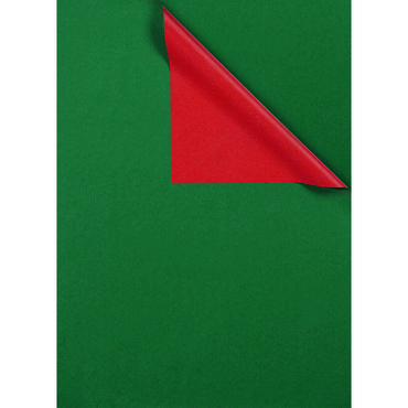 ZÖWIE Secare Rolle 2-Color Geschenkpapier - 50 cm x 250 m grün/rot. von ZÖWIE